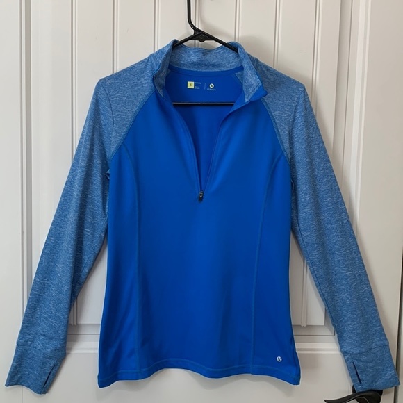Xersion Tops - XERSION Women's Navy Blue Quarter Zip Athletic Pullover Top Size Small